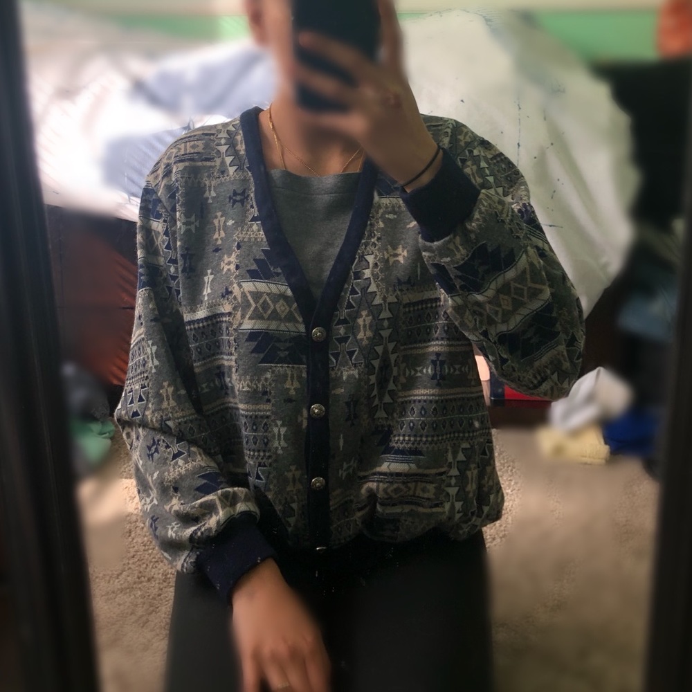 Patterned sweater